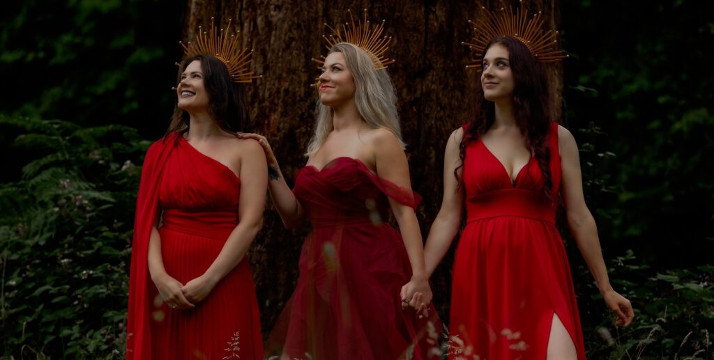 Goddess-inspired creative expression at a women’s creative and spiritual retreat