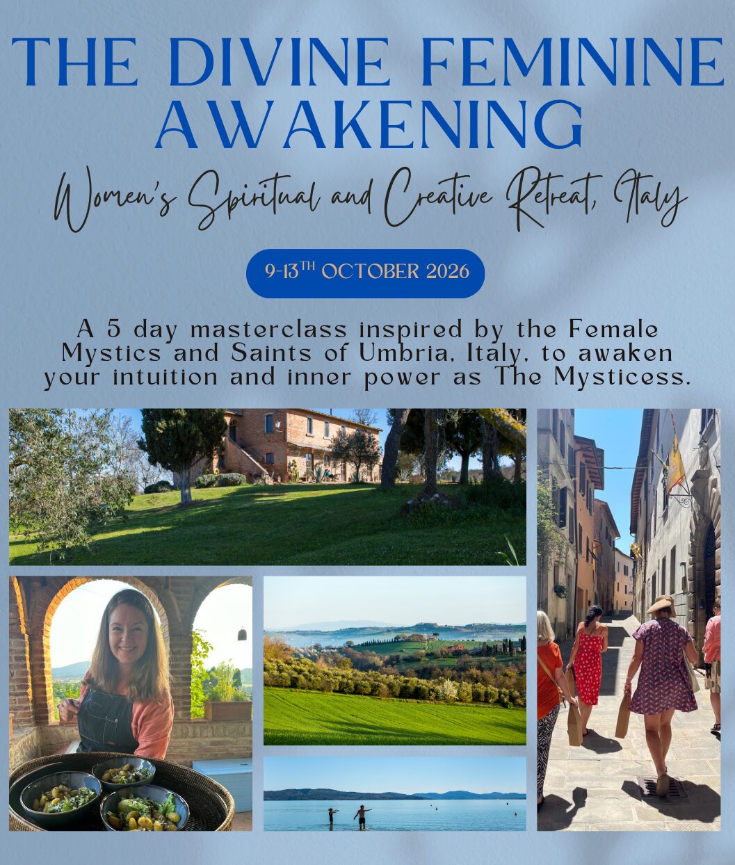 Italy Retreat for women Italy Spiritual Creative Retreat for women