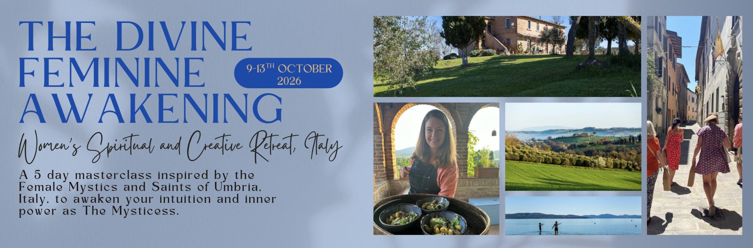 Italy Retreat for women Italy spiritual creative Retreat for women