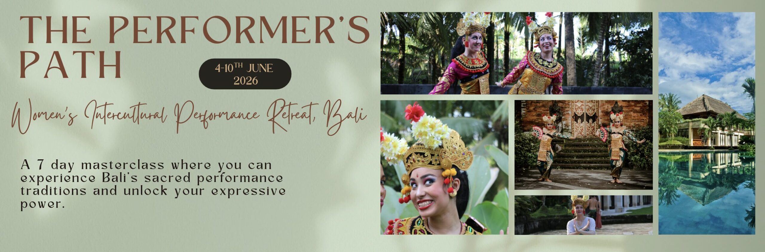 Performance Training Retreat Bali for women