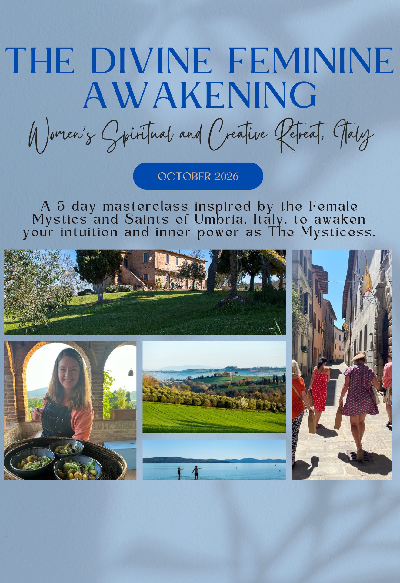 Italy women's creative spiritual retreat