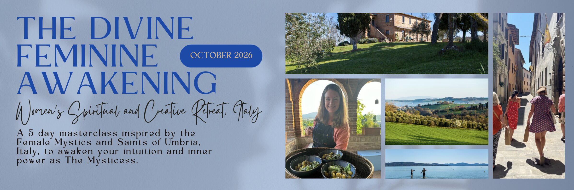 Italy women's creative spiritual retreat