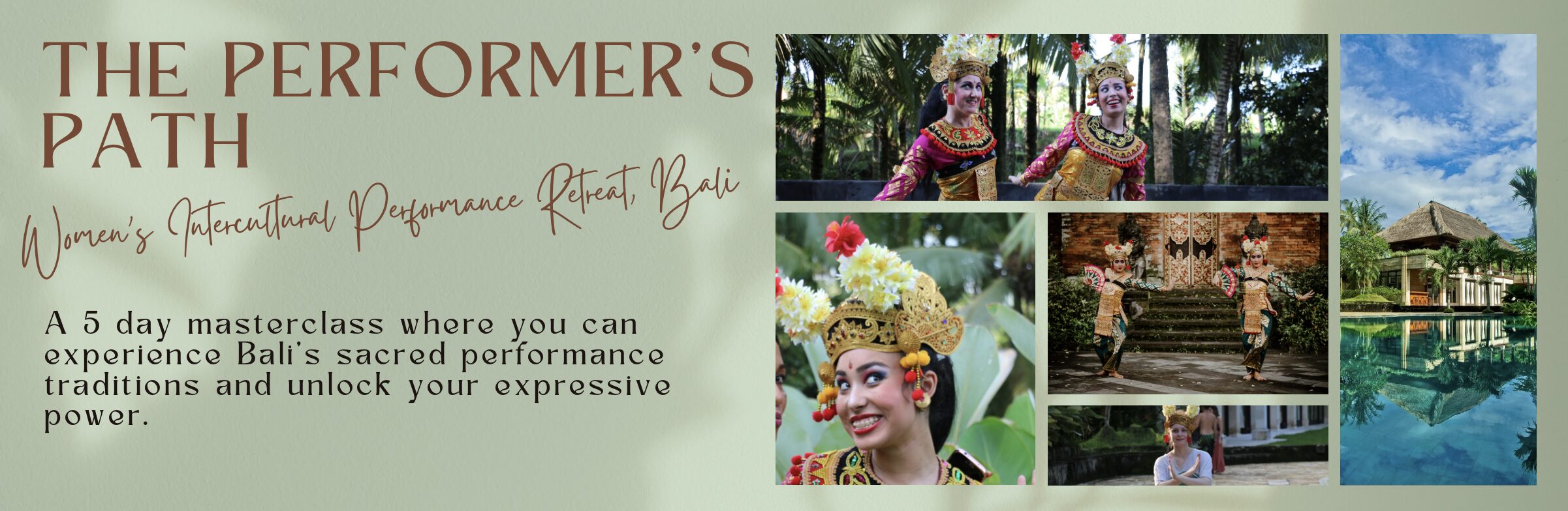 Performers Path women's performing arts retreat Bali